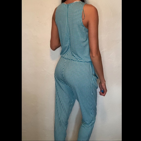 Michael Kors Jumpsuit Sleeveless Blue and White S - Picture 3 of 4